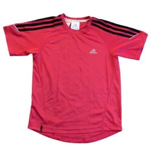 ADIDAS RESPONSE stained pink shirt sleeve shirt  climalite women’s